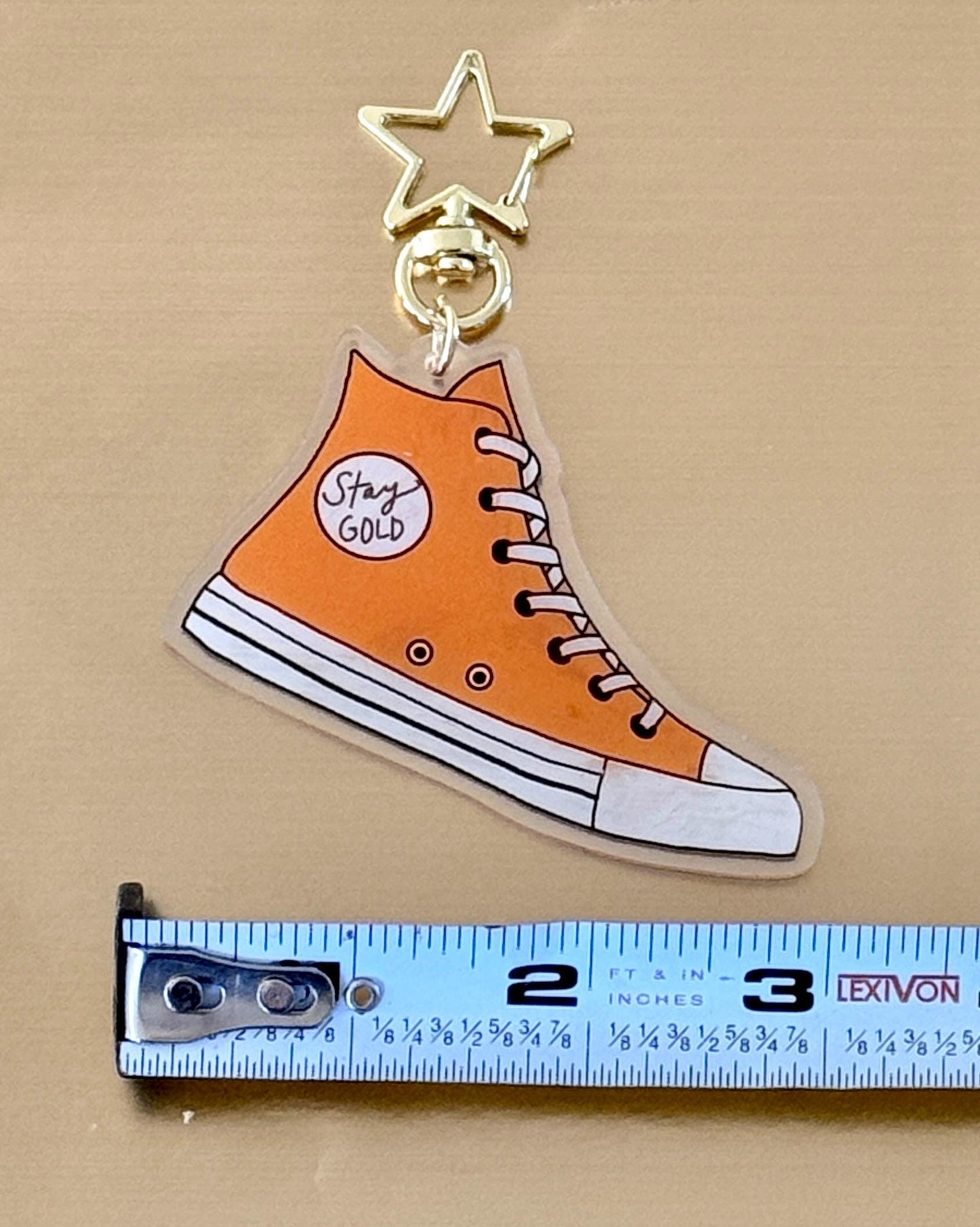 Keychain Stay Gold The Outsiders Shoe Inspired Broadway Theatre Charm