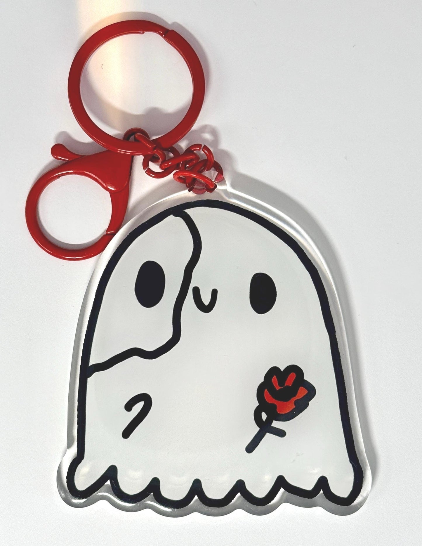 NEW! Keychain Phantom Ghost Opera Cute Rose Mask Inspired Broadway Theatre Charm