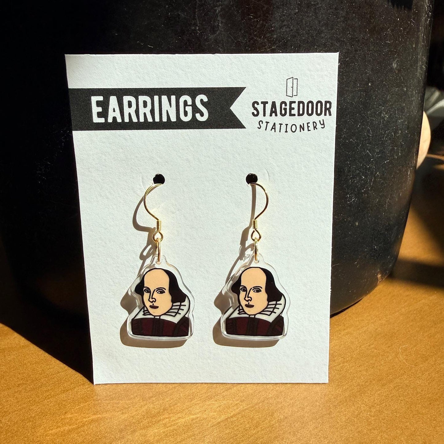 NEW! Shakespeare Theater Inspired Acrylic Earrings