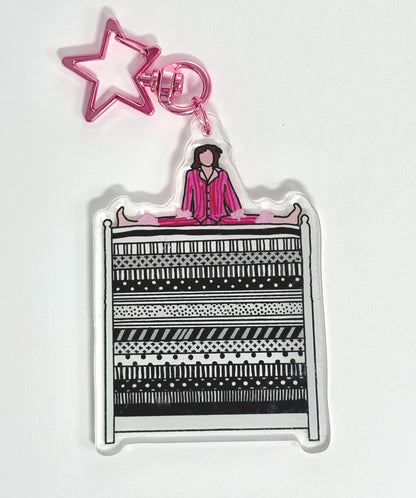 Keychain Once Upon A Mattress Sutton Inspired Broadway Theatre Charm