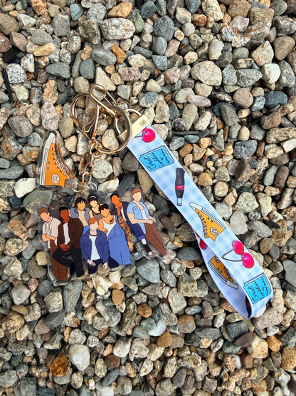 The Outsiders Musical Keychain Lanyard, Cherry Soda Pony Johnny Inspired Broadway Theatre