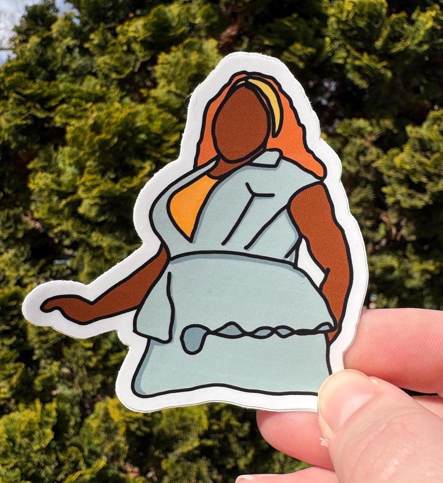 Lulu Vinyl Sticker Musical Theater Independently Owned Shucked Corn Musical Broadway Waterproof Alex Newell