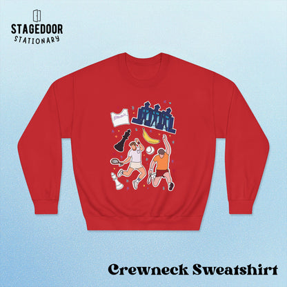 Crewneck Sweatshirt Falsettos Whizzer and Marvin Pickleball Musical Theatre Gift Trina Breaking Down