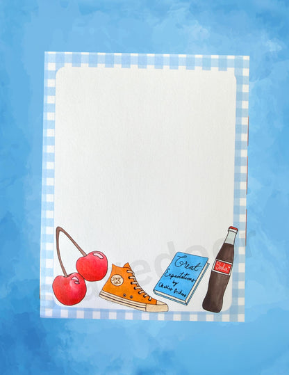 NEW! The Outsiders Notepad Soda, Cherry, Pony, and Johnny Inspired Musical Theatre Inspired Broadway