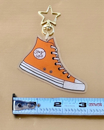 Keychain Stay Gold The Outsiders Shoe Inspired Broadway Theatre Charm