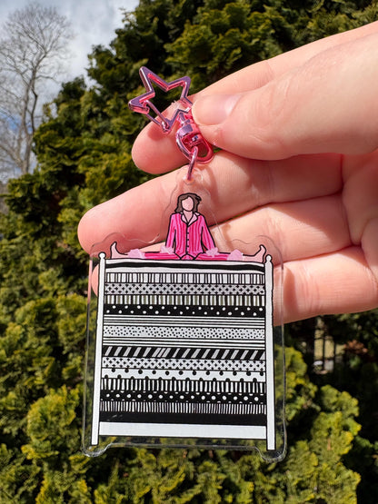 Keychain Once Upon A Mattress Sutton Inspired Broadway Theatre Charm
