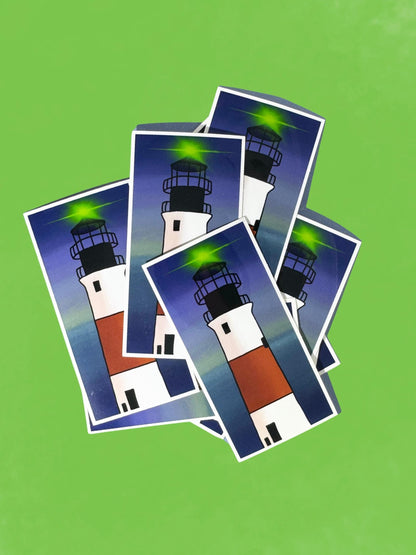 Gatsby Lighthouse Vinyl Sticker: My Green Light Musical Theater Waterproof (4 Inch)