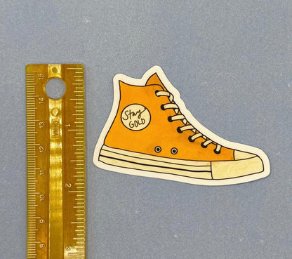 The Outsiders Broadway Musical Johnny Shoe Vinyl Sticker Waterproof Stay Gold