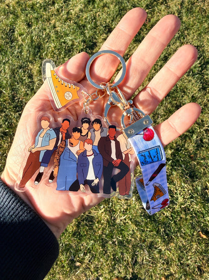 The Outsiders Musical Keychain Lanyard, Cherry Soda Pony Johnny Inspired Broadway Theatre