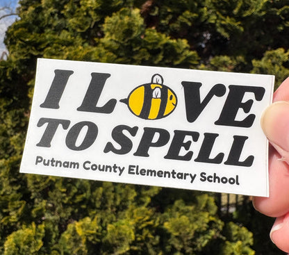 Putnam County Spelling Bee Vinyl Sticker – Musical Theatre Gift