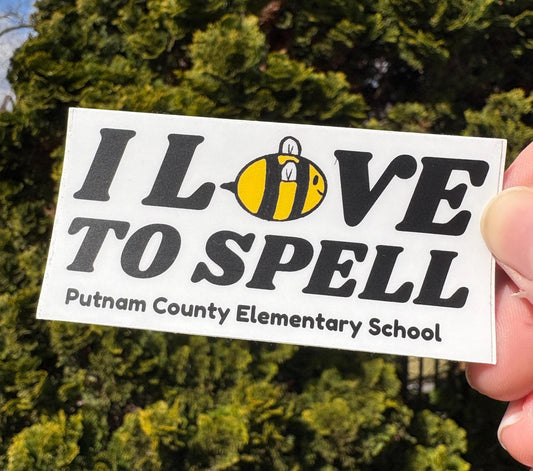 Putnam County Spelling Bee Vinyl Sticker – Musical Theatre Gift