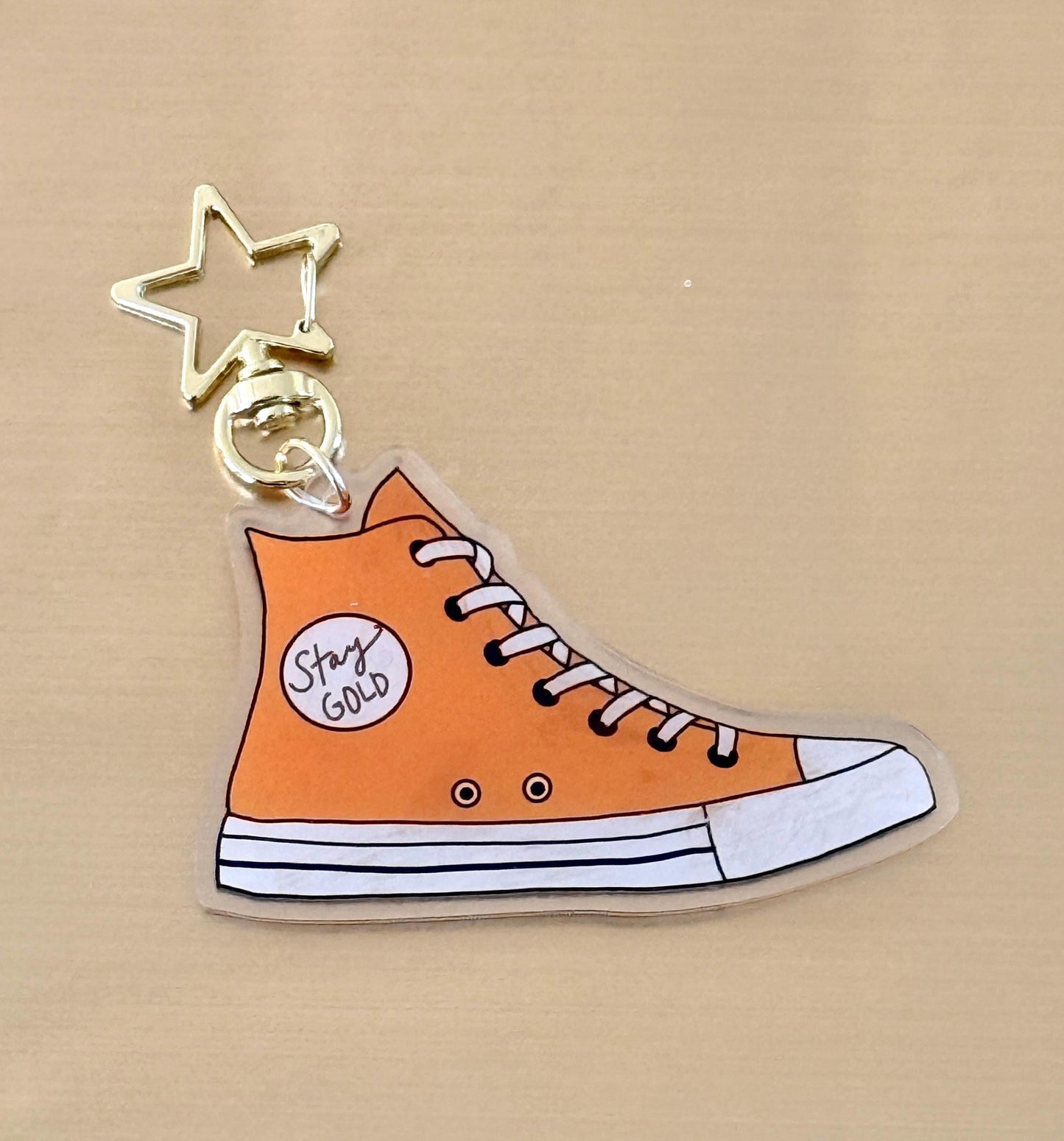 Keychain Stay Gold The Outsiders Shoe Inspired Broadway Theatre Charm