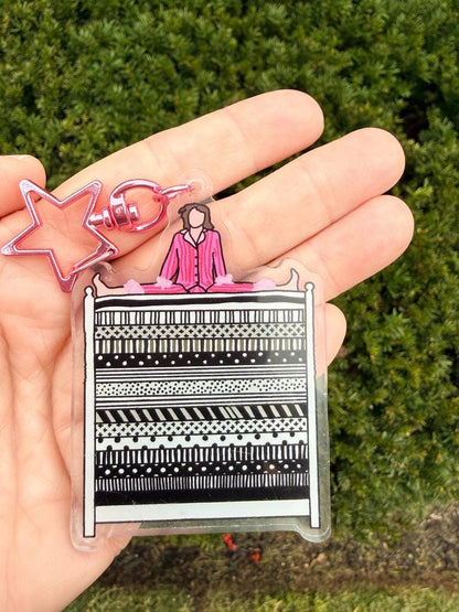 Keychain Once Upon A Mattress Sutton Inspired Broadway Theatre Charm