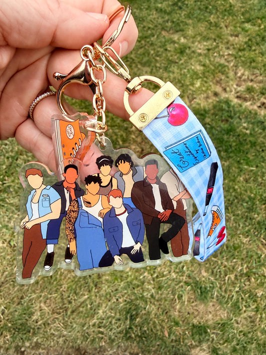 The Outsiders Musical Keychain Lanyard, Cherry Soda Pony Johnny Inspired Broadway Theatre