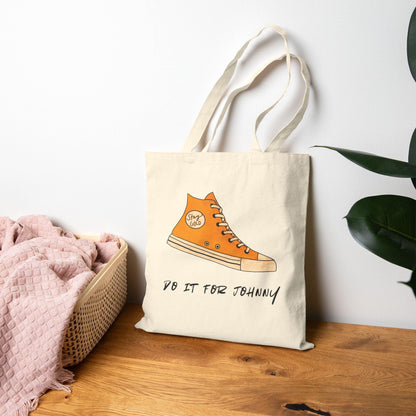 Do It For Johnny Reusable Canvas Tote Bag Shoe Outsiders Stay Gold Musical Theatre Book Bag