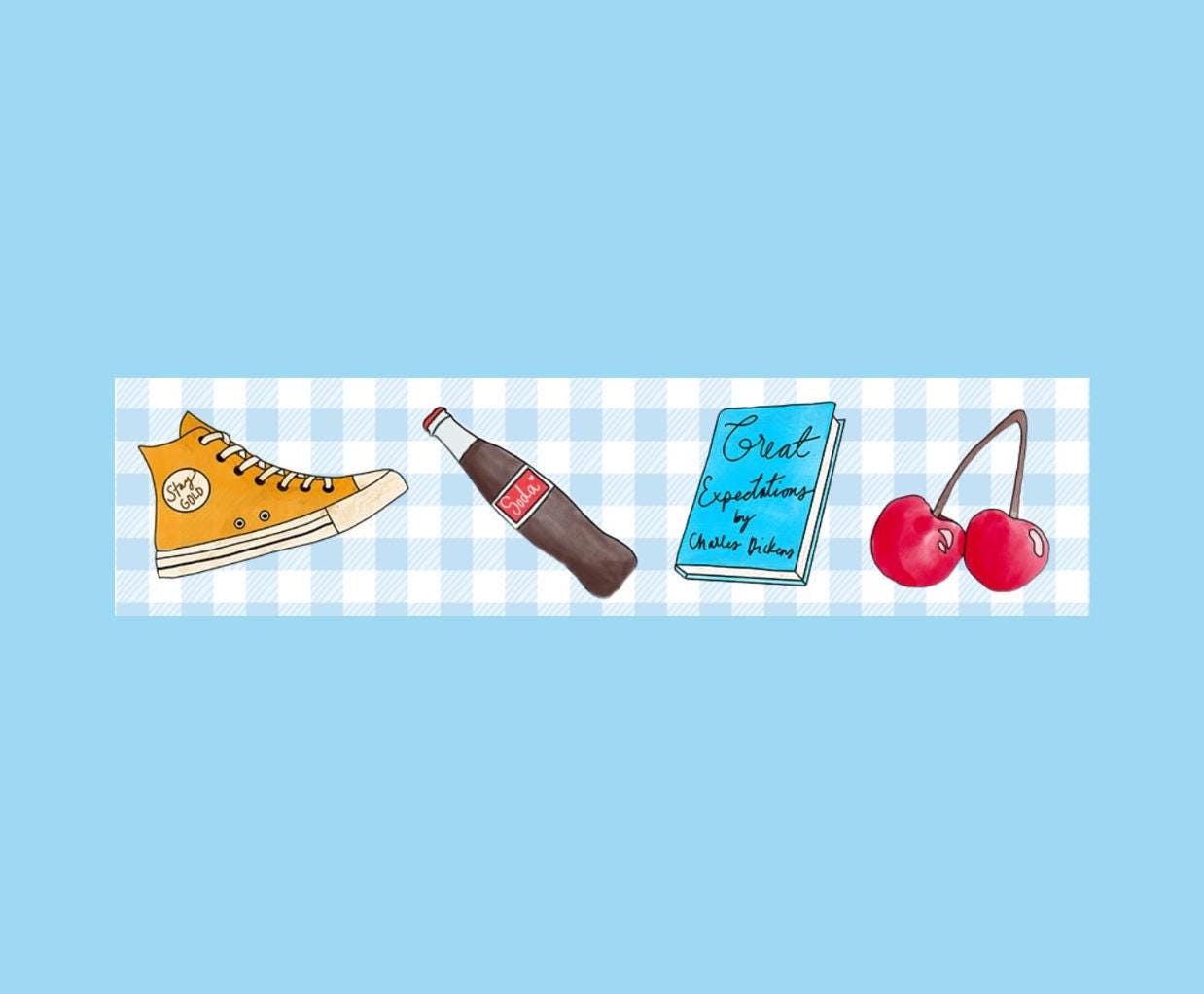 Washi Tape Outsiders Journal Pony Cherry Stay Gold Journaling Planner Craft Theatre Merch Broadway