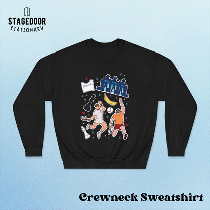 Crewneck Sweatshirt Falsettos Whizzer and Marvin Pickleball Musical Theatre Gift Trina Breaking Down