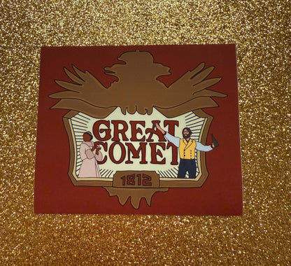 Great Comet Vinyl Sticker Musical Theater Independently Owned Musical Broadway Waterproof Josh Groban