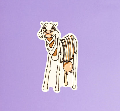 Milky White Vinyl Sticker Waterproof Into the Woods Broadway Theater Inspired
