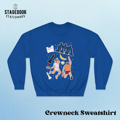 Crewneck Sweatshirt Falsettos Whizzer and Marvin Pickleball Musical Theatre Gift Trina Breaking Down