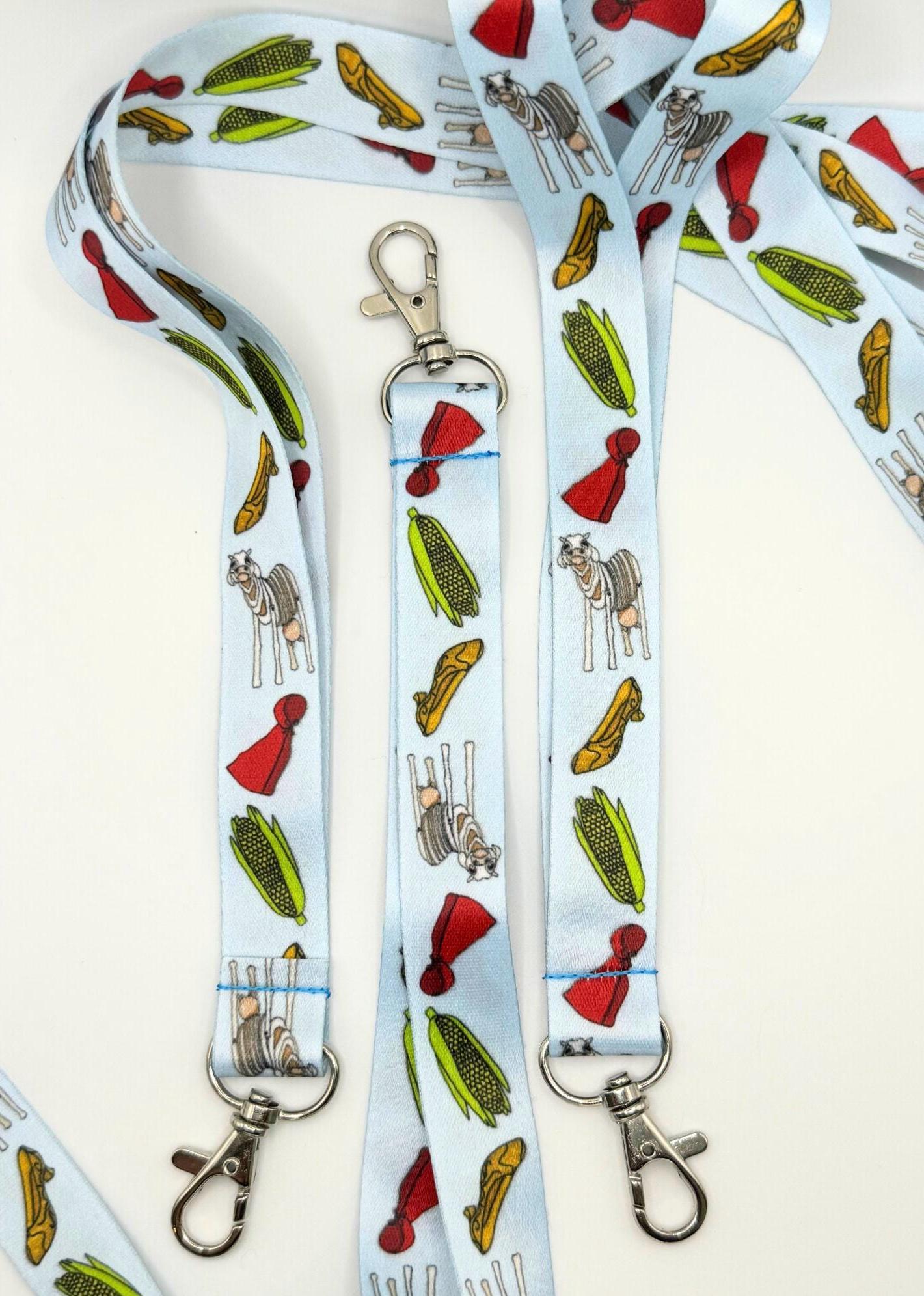 Into the Woods Lanyard Musical Theatre Inspired Cow Corn Cape Slipper