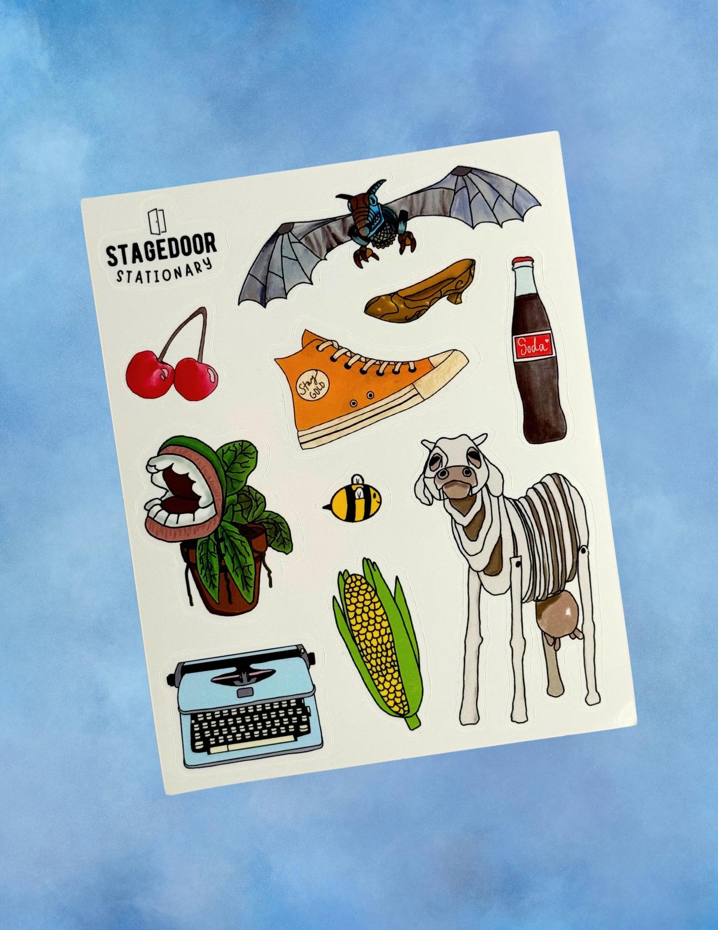 Theatre Inspired Vinyl Sticker Sheet