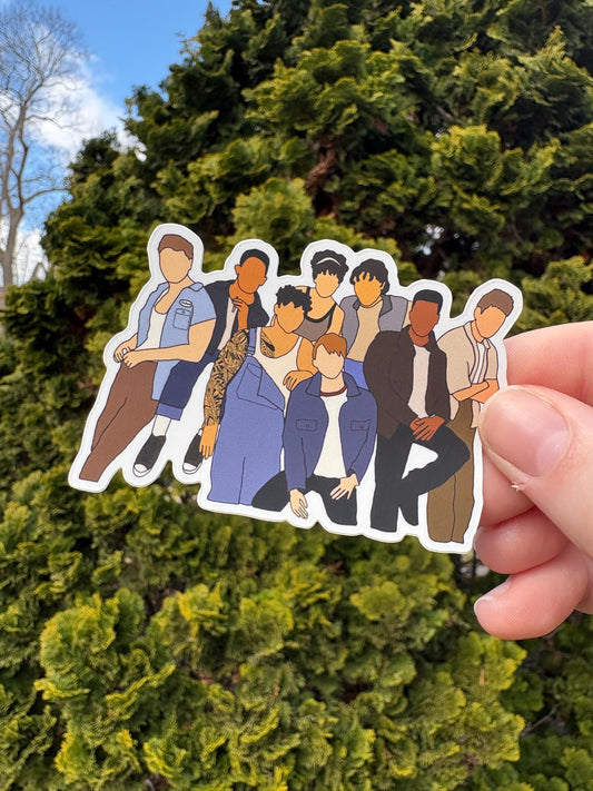 The Outsiders Broadway Musical Cast Vinyl Sticker Waterproof Stay Gold
