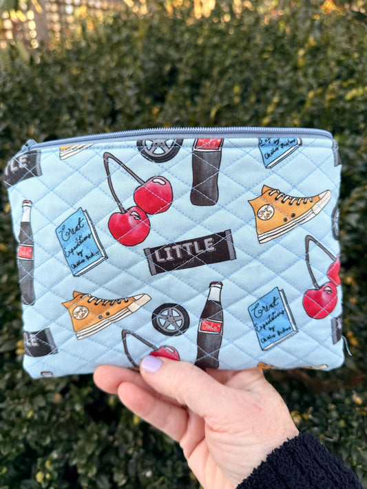 Outsiders Quilted Pencil Case Handmade