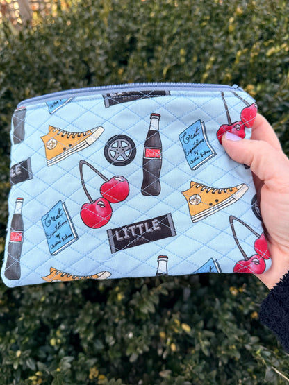 Outsiders Quilted Pencil Case Handmade