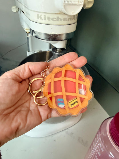NEW! Pie Shaker Bag Charm Waitress Sugar Butter Flour