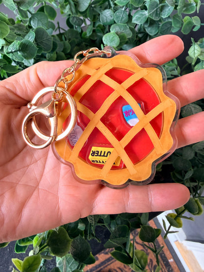 NEW! Pie Shaker Bag Charm Waitress Sugar Butter Flour
