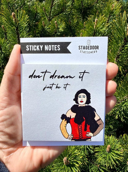 NEW! Rocky Horror Sticky Notes Frank-N-Furter