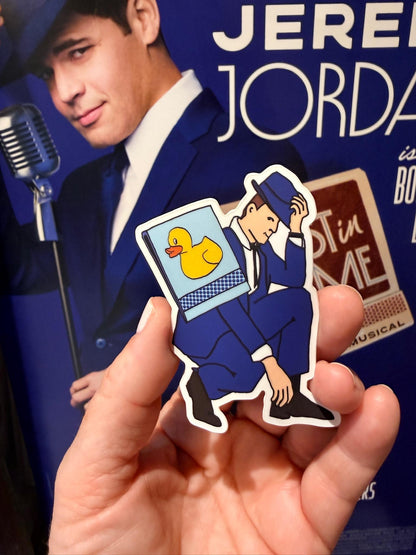Bobby Darin Inspired Broadway Vinyl Sticker Waterproof Jonathan Groff Jeremy Jordan Just in Time